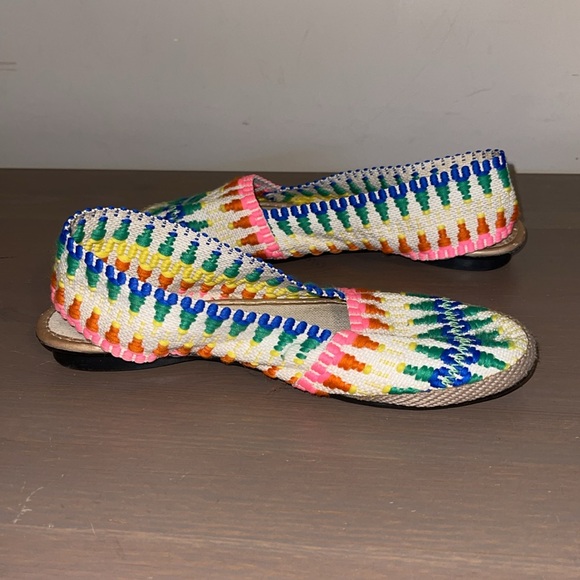 The Children’s Place Boho Textile Flat Mules - Girl’s Size 2.5 - Picture 6 of 10